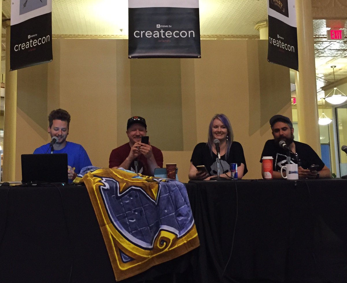 mpmarsee's tweet image. Live @TACpodcast from @Amovetv #CreateCon starting now!
