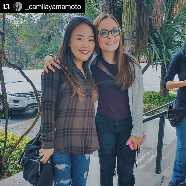 Olha quem encontrei essa japonesa linda 
Amei te conhecer sua linda😍😙💜💜
<a href="/_camilayamamoto/">camila</a> 📷📷🎵🎶🎼