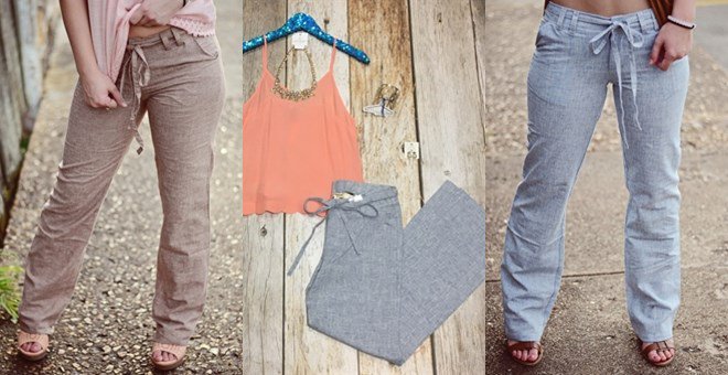 Drawstring Linen Pants {bit.ly/2ayBjab}