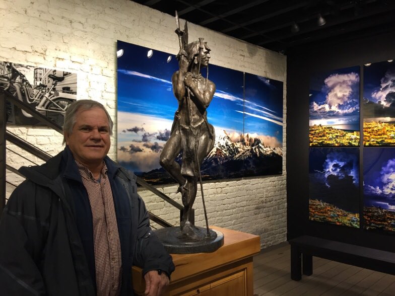 PrewittGallery's tweet photo. Have you seen Peter Fillerups sculptures.  You recognize many throughout #parkcity https://t.co/RbPBhuA8L7