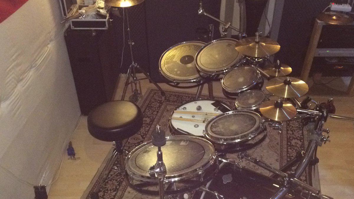 Step by step, getting there! #Rototoms #Paiste #Remo #Sonor #Lumberjackstudio