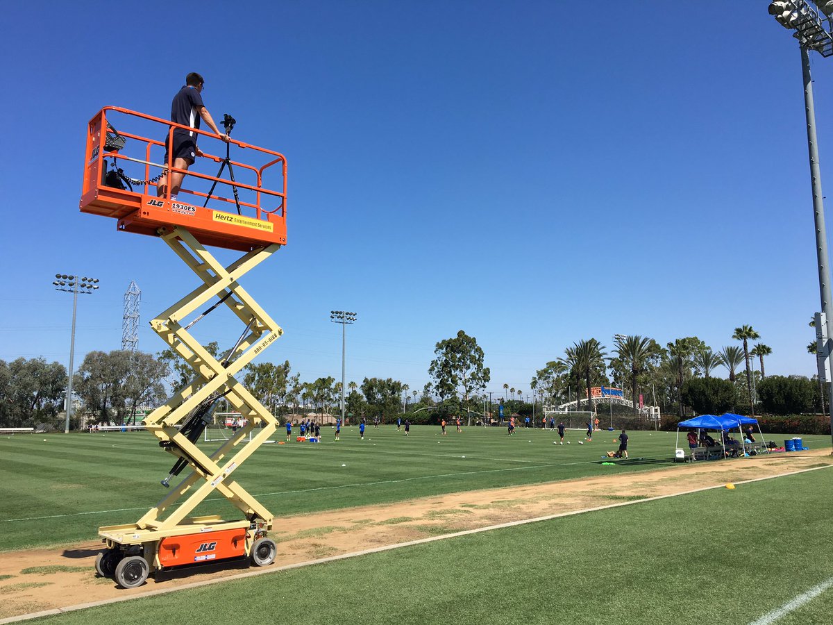Great vantage point for filming training this week thanks to @StubHubCenter . Ready for our 2nd game of #icc2016