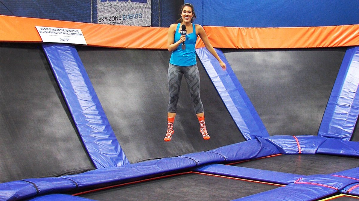 WFLAAllyson's tweet image. #GetUpGetActive goes air borne this weekend w/ #TrampolineFitness. See the segment tomorrow starting at 5AM @SNNTV