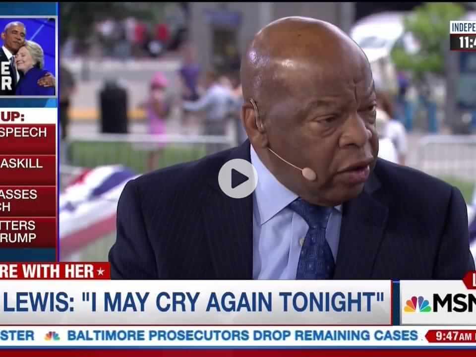 OximityBSanders's tweet photo. MSNBC's Tamron Hall Lays Waste to DNC Protesters for Shouting Down John Lewis https://t.co/cYHN9fpxVo https://t.co/ACARHRsiz1