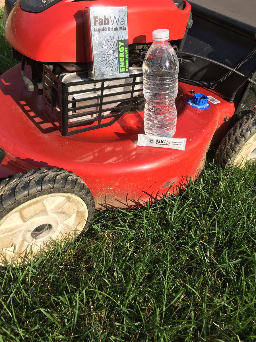 GoFabWa's tweet photo. Fast cars and rock concerts are fun.   At the end of the day the grass still grows and needs to be cut.  #gofabwa https://t.co/Qru9rws7HI