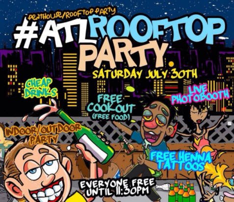 undergroundfile's tweet photo. ATL your look at This Weeks concerts &amp; Party HoTT spots incl tonites #ATLRoofTop Party https://t.co/IMS8SOuPfU https://t.co/4VCm7jI7P2