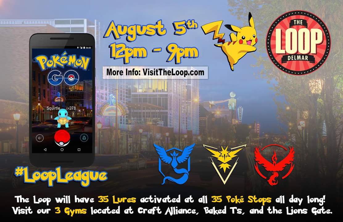 TheDelmarLoop's tweet photo. Join us 8/5 from 12-9pm for Loop Pokémon League presents Victory Road - Part II. https://t.co/gEKhoLwpig #LoopLeague https://t.co/7yaflCXpQ7