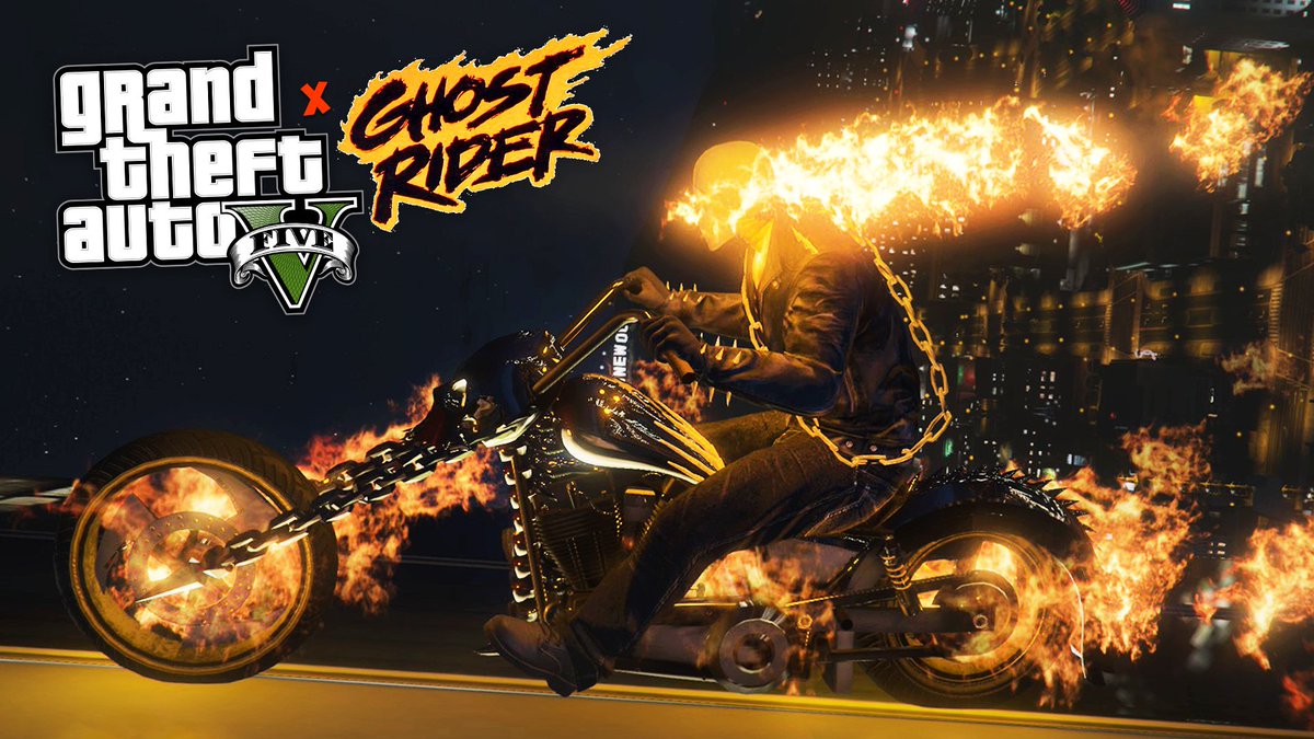TypicalGamer's tweet image. GTA 5 Mods ULTIMATE GHOST RIDER MOD livestream! 💥 RETWEET for a SHOUTOUT! Watch here! ▶▶▶ youtube.com/watch?v=KbKRpj…