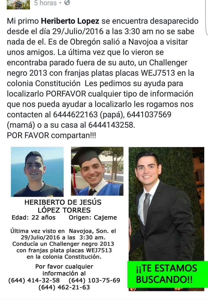 francontrerasv's tweet photo. Por favor RT https://t.co/Yjco08vVec