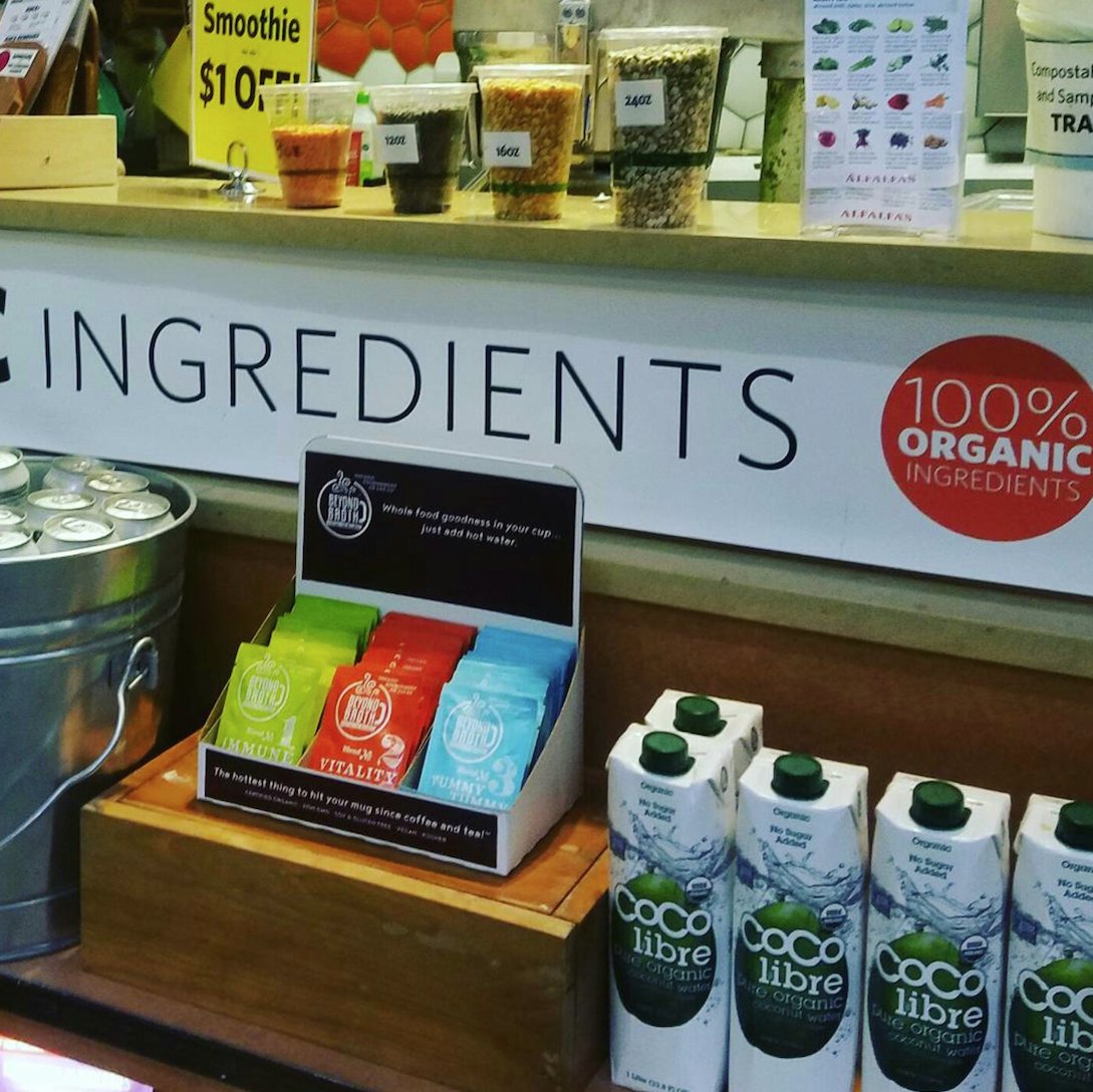 graces_goodness's tweet photo. #Beyondbroth #Demo #Days at #Alfalfasmarket, #Boulder! Today I saw kids asking to try #Vegan #BeyondBroth..So Cool! https://t.co/GhZMVzYPHm