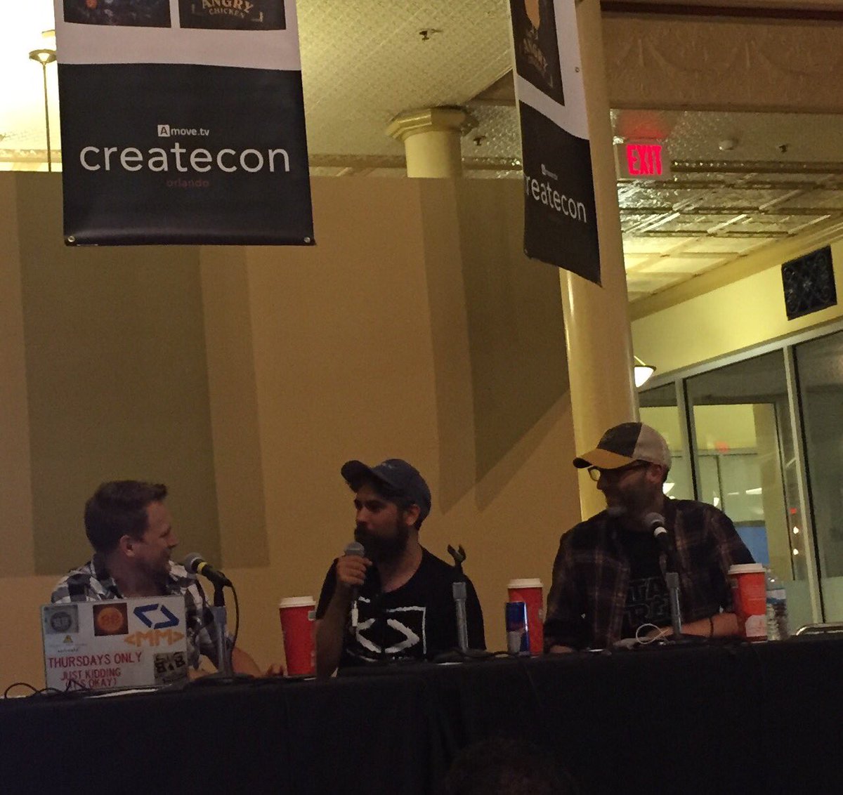mpmarsee's tweet image. Live @NightAttackShow from @Amovetv #CreateCon! &amp;lt;&amp;gt;