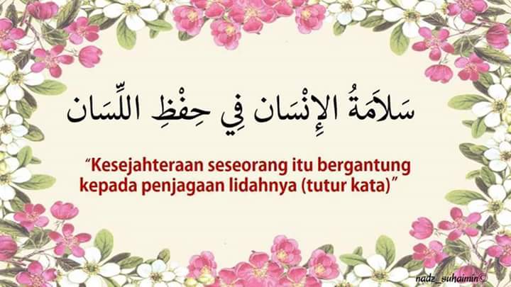 1DuniaIslam's tweet photo. Jaga tutur kata https://t.co/WMG0d2Lt8R