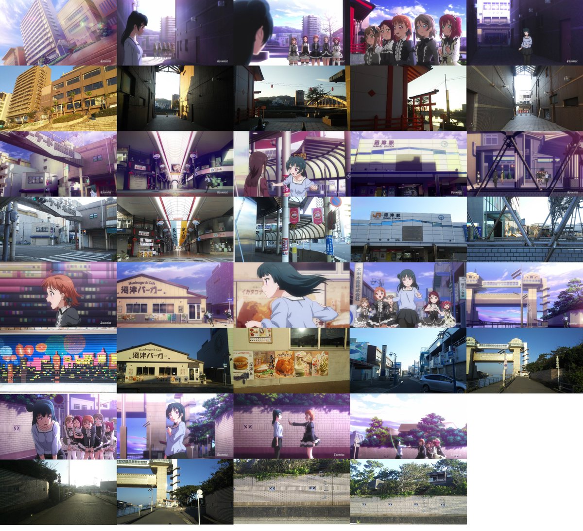 りょーちん Sur Twitter ラブライブ サンシャイン 5話聖地巡礼まとめ とりあえずヨハネ追いかけっこでリバーサイドホテル 沼津駅前 沼津港 びゅうお 仲見世通って駅前通ってまた仲見世通って マルホシ前 沼津港へ ラブライブサンシャイン 5話