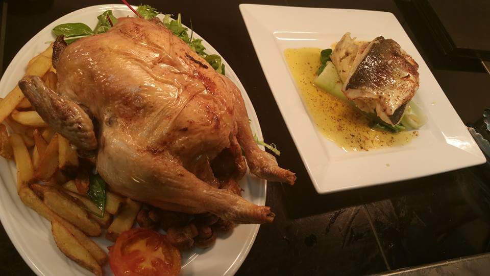 rivamatlock's tweet photo. Whole chicken and a Seabass... available daily here @rivamatlock #matlockbath  #seafood #yummy #booknow https://t.co/9NcmSLvDNH