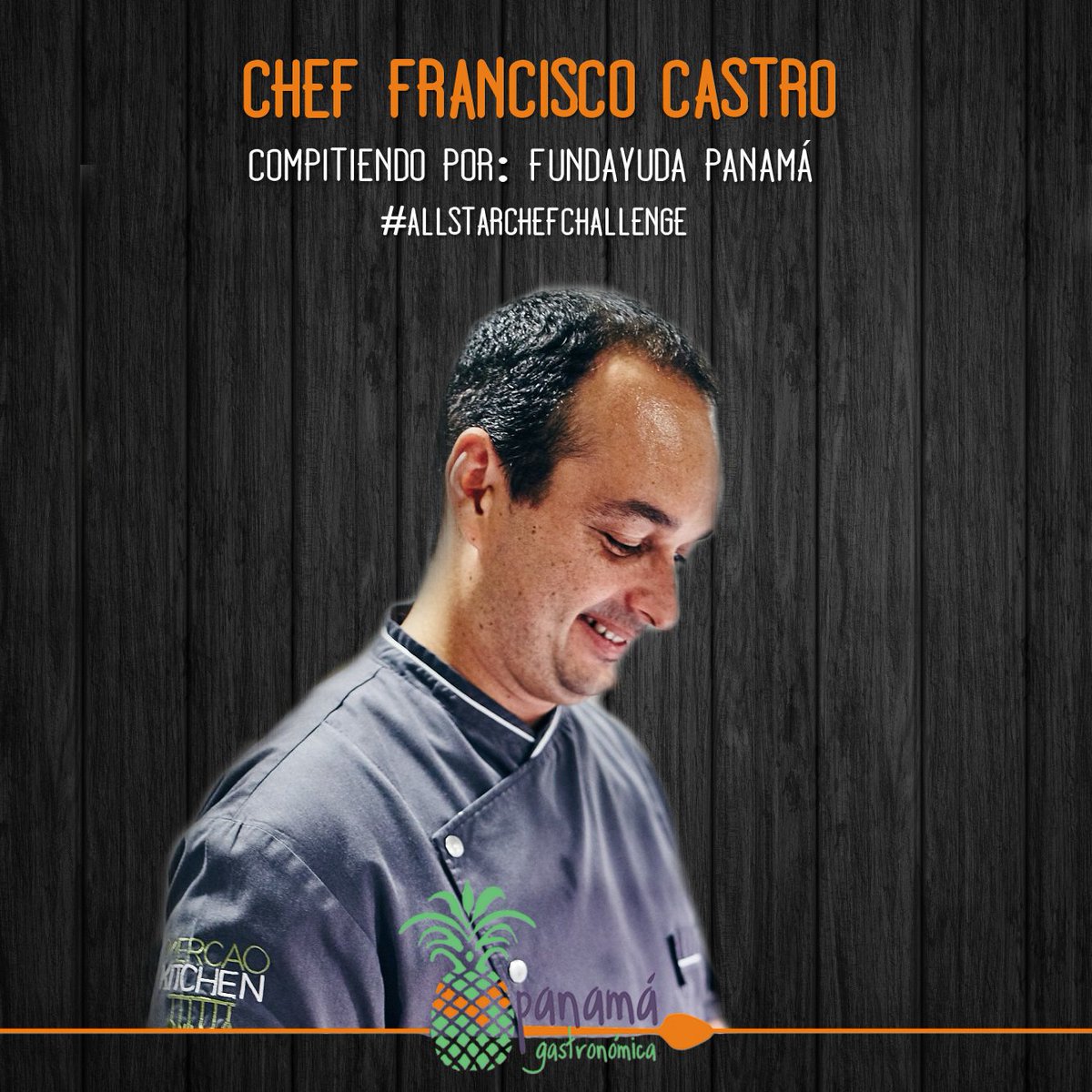 panamagastro's tweet photo. Francisco Castro - Del 26 al 28 de agosto podrás conocerlo en #AllStarChefChallenge #PTYG2016 https://t.co/egMkxDv1D6