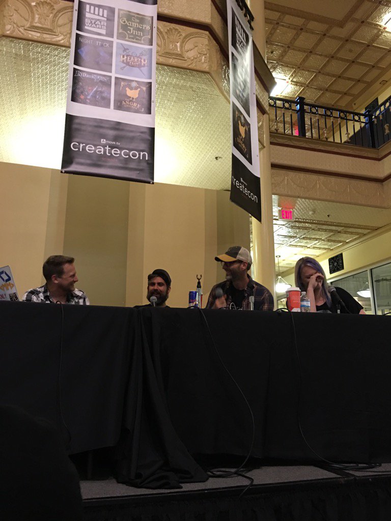 OspreyFlorida's tweet image. #CreateCon Night Attack Neenja Panel
