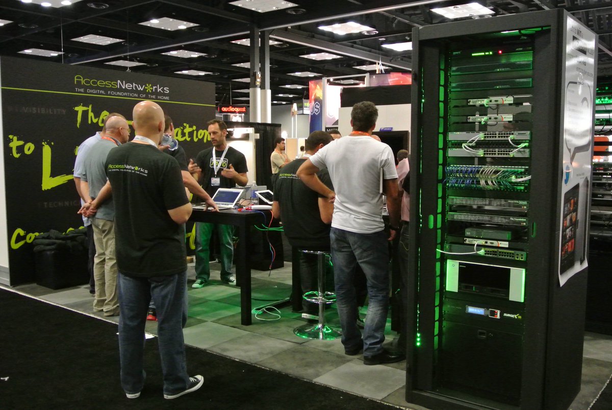 HagaiFeiner's tweet photo. #tbt @CEDIA #CEDIA11 when our booth was 10x20, we didn't have $ for carpet rental & our team totaled five people :) https://t.co/bcY5yVDr3K