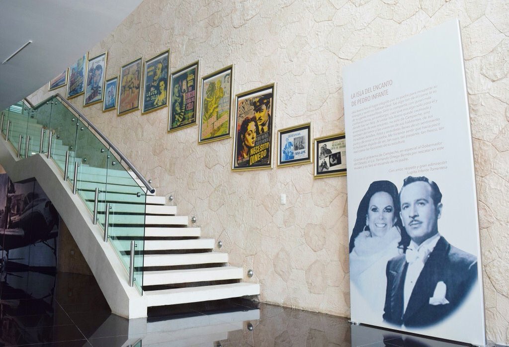 Visita el museo de Pedro Infante en Isla Arena, Calkiní. Martes a sábado de 9am a 6pm. Domingos de 9am a 3pm.