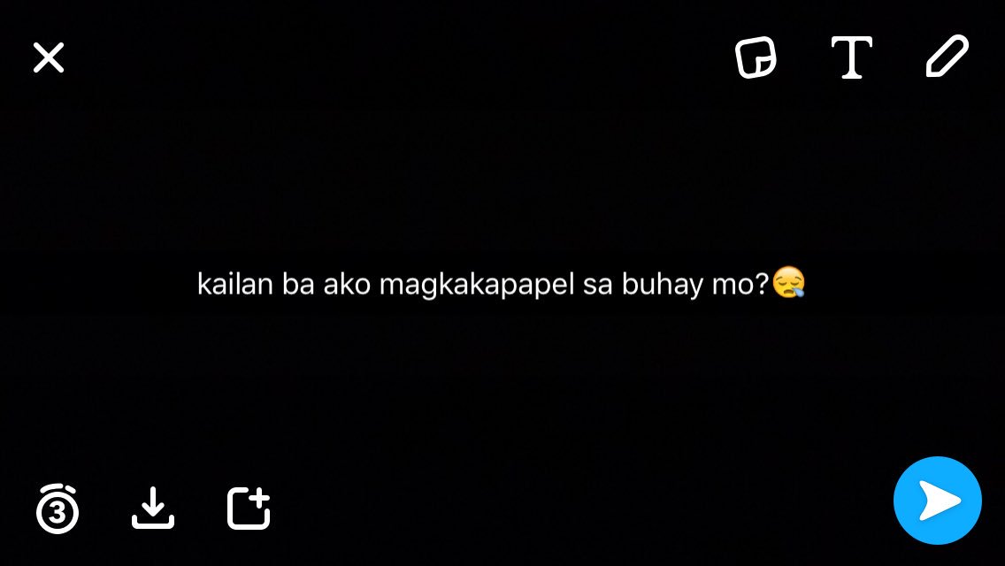 SnapHugotx's tweet photo. #snapchat #Snapcode #hugot #snaphugot #snapchatscreenshotsinslife   Kailan ba?😪 https://t.co/72KXuscXWi
