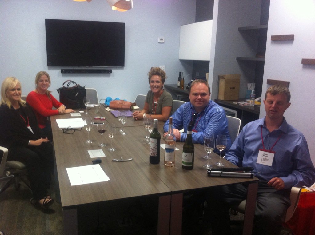 ArtPredator's tweet photo. Love how @daringgourmet and @hobywedler tell stories of place as well as @lindsayolives #food n #wine #IFBC #IFBC16 https://t.co/yPVdiIUY4E