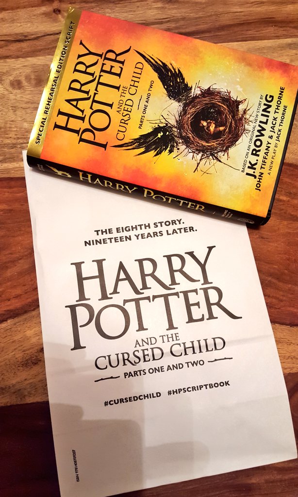 JeSuisPrestNow's tweet photo. Daughter was at midnight launch of #cursedchild #HPScriptbook @WatInverness #excitedreader https://t.co/ywoLhCi3LD