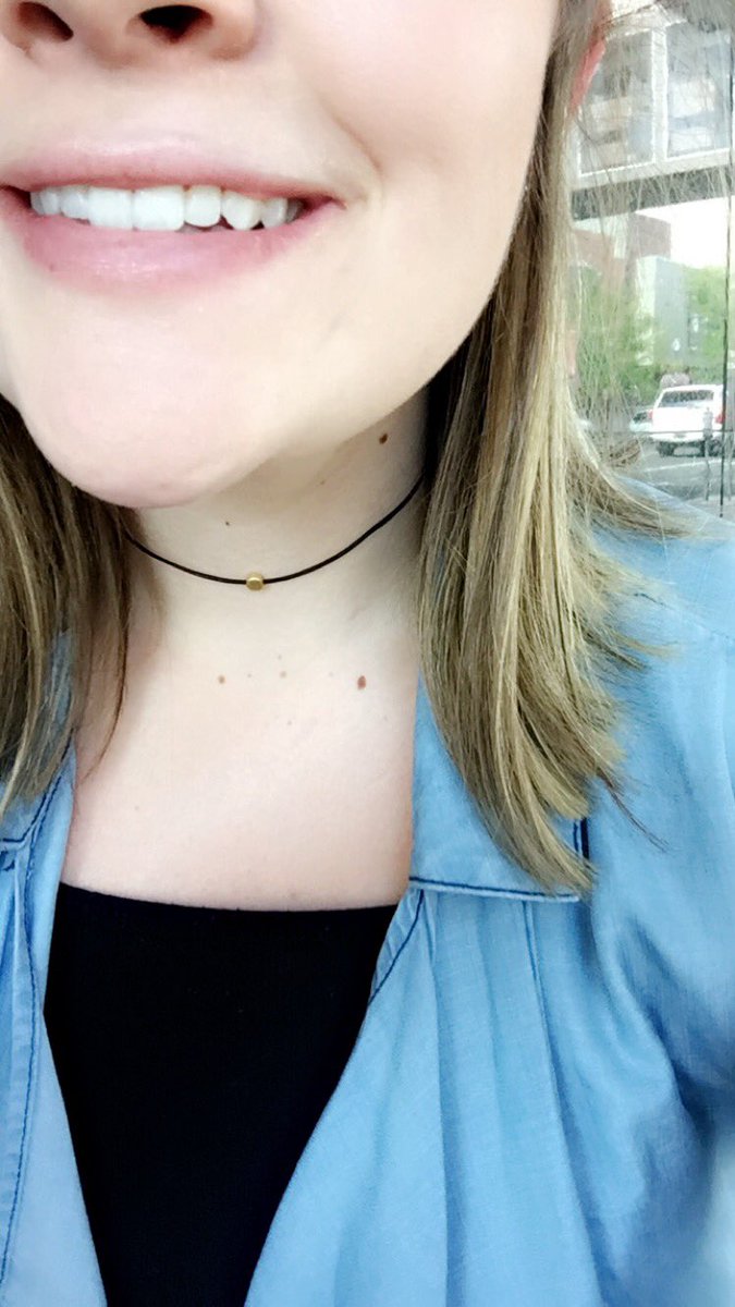 Bennett1Madison's tweet photo. I think I like the choker trend a little too much 😬 https://t.co/fhNS09U1Q6