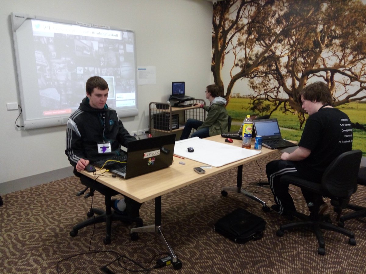 plunkers74's tweet image. Getting serious now, 9am start and focussed - home straight. #unleashedadl #GovHack2016