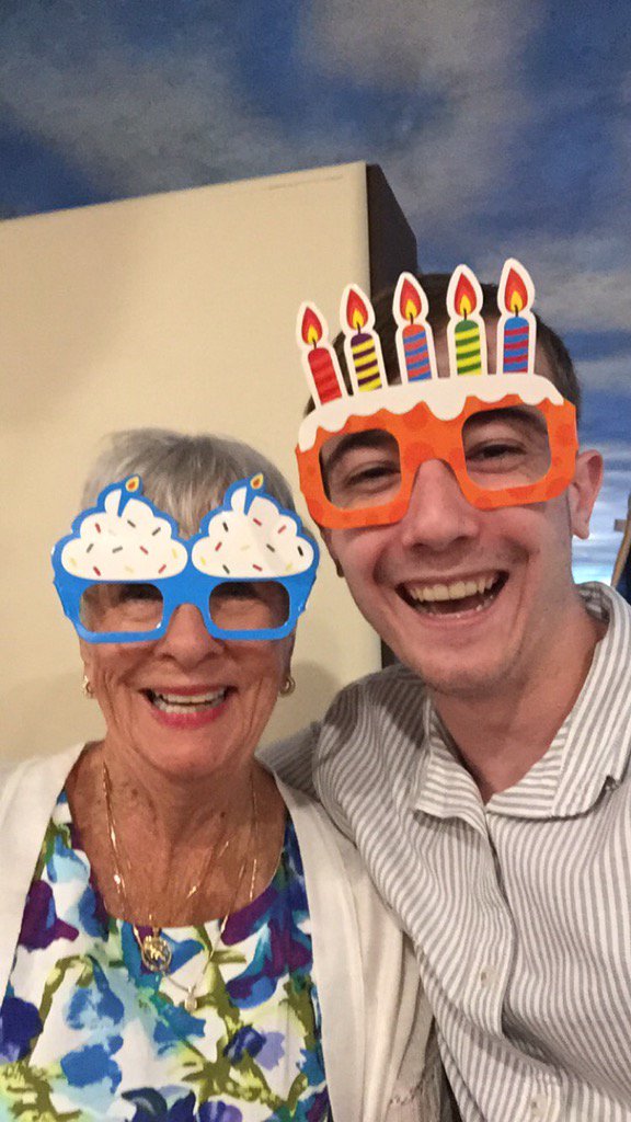 Carllamaa's tweet photo. Currently celebrating my grandmas birthday! She survived breast cancer and 80 years with my family, what a boss. https://t.co/kqfSHhgmak