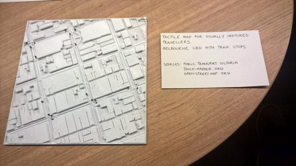 frankarr's tweet photo. Tactile map for visually impaired travelers
#3dprint
@GovHackVIC @govhackmelb #mapspace #gurrowa #GovHack https://t.co/a1LbCETyaB