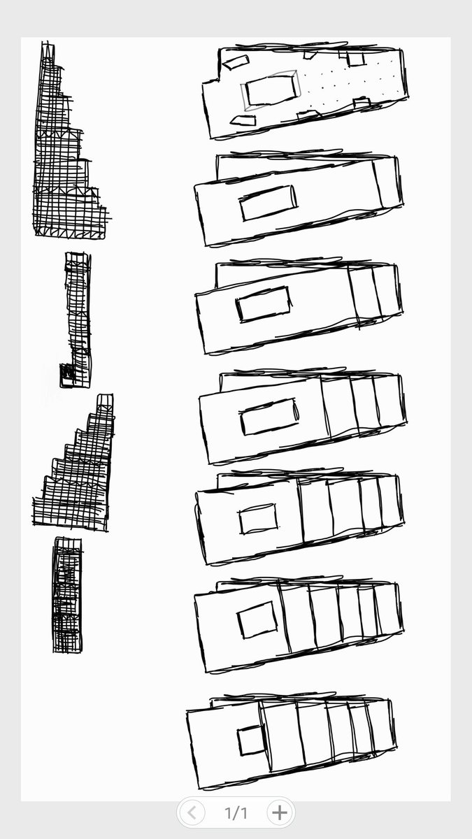 koloskiswag's tweet image. Late night sketching of @BjarkeIngels 's redesign of #2worldtradecenter #2wtc #twoworldtradecenter #200greenwich