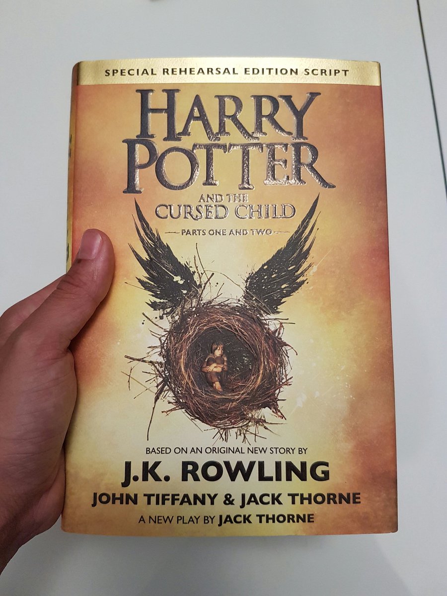 #HarryPotter is Back!
...and it's in my hands😆
#HarryPotterAndTheCursedChild 
#day88 #Chicago16
<a href="/jk_rowling/">J.K. Rowling</a>