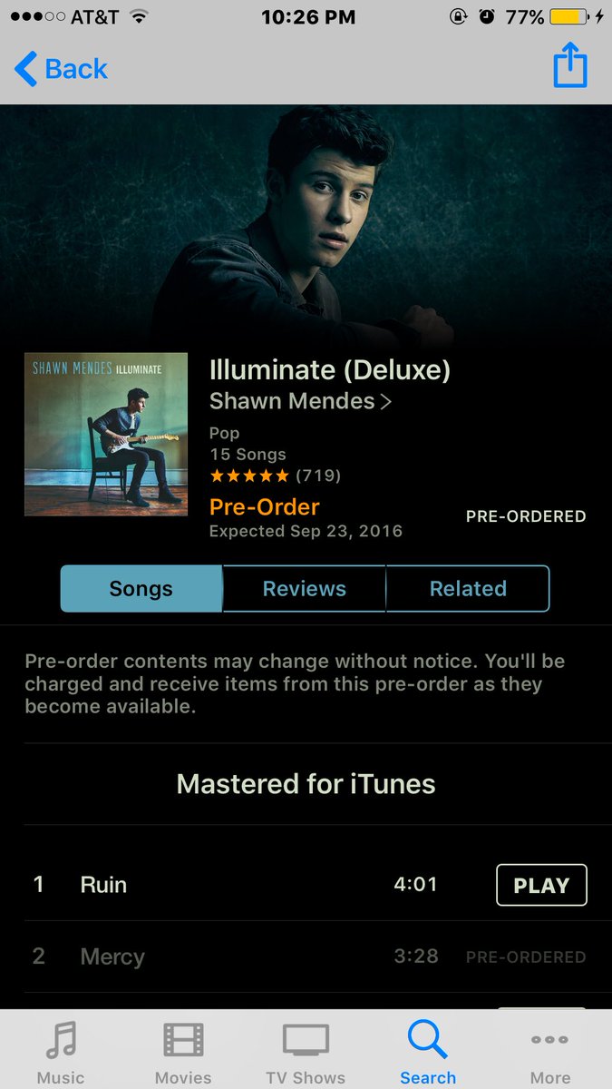 bvbygirll's tweet photo. @ShawnMendes pre ordered your album and I can't wait for the rest of your songs it's amazing babe ! 💙 https://t.co/Kidjc6a74z