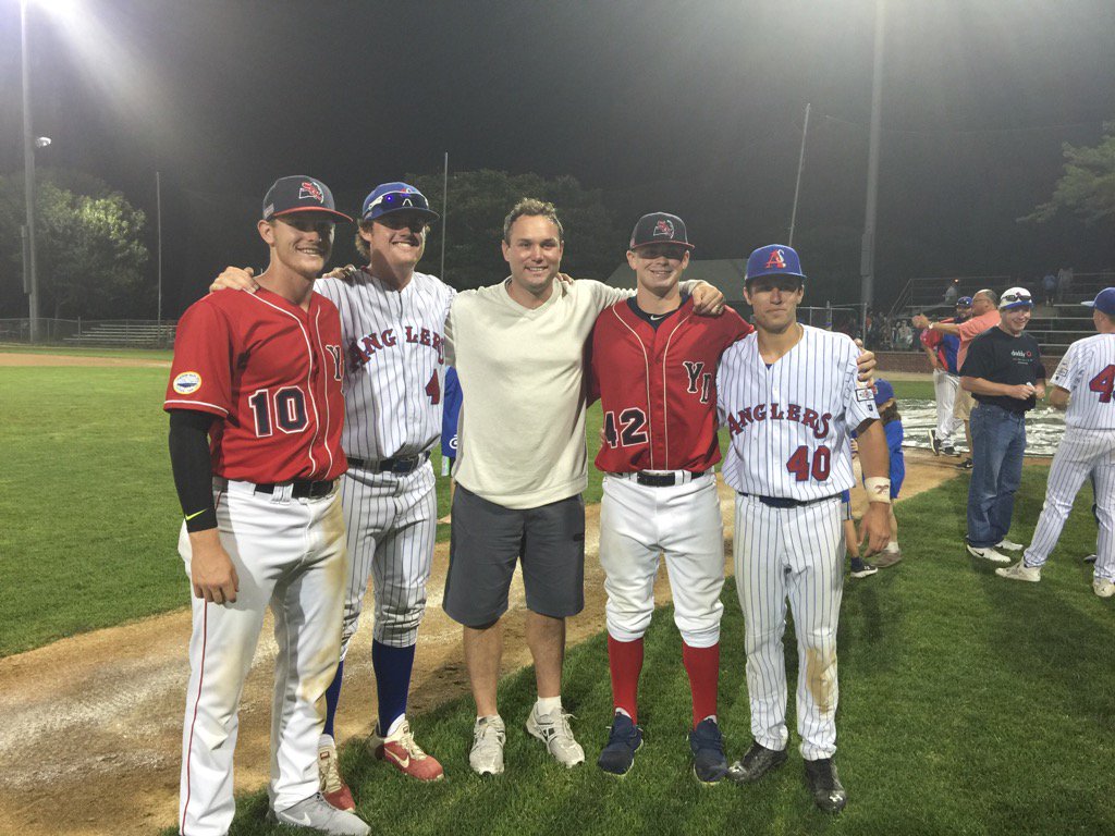 CoachToffey's tweet image. Former high school teammates playing in the Cape League! @Official_CCBL @NE_Baseball Vandy,Richmond,UCONN, NU