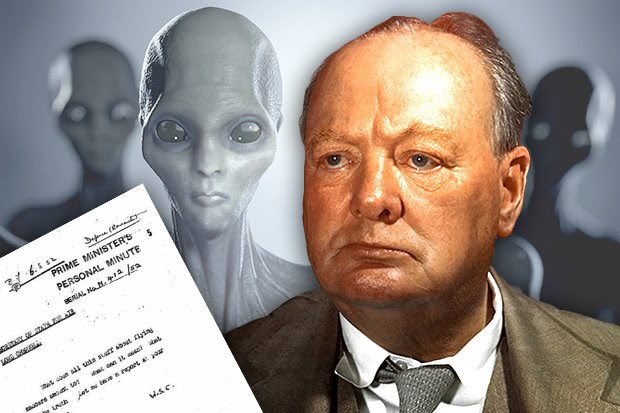 Avvistamento UFO in Inghilterra tenuto segreto da Winston Churchill