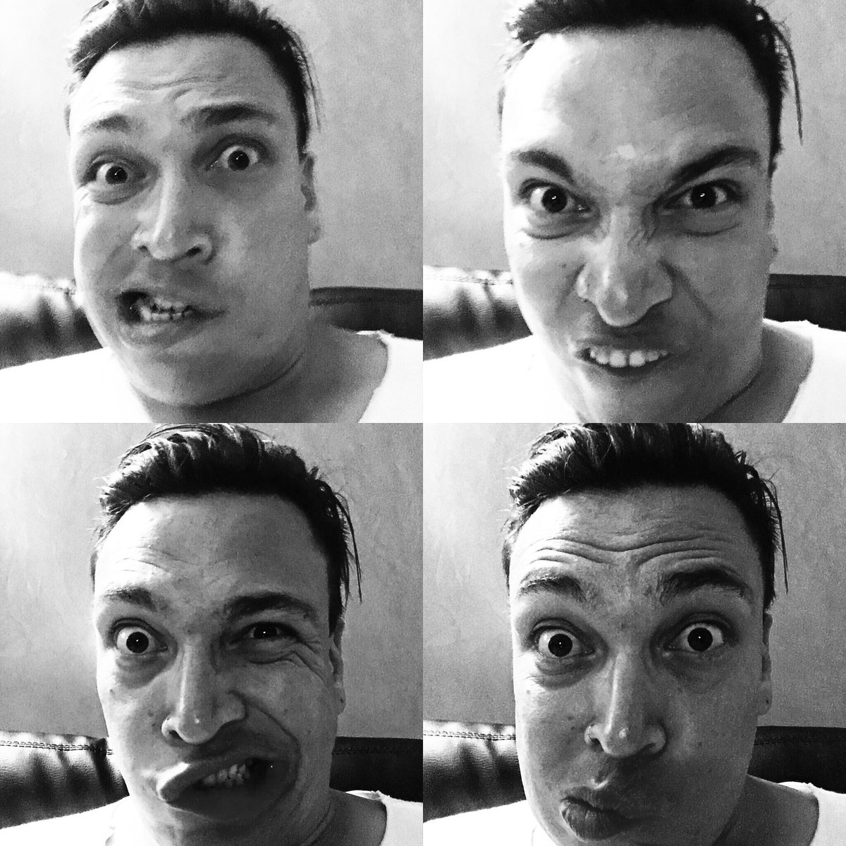 elPeloparado's tweet image. Aquí calentando!!! #PunkComedy