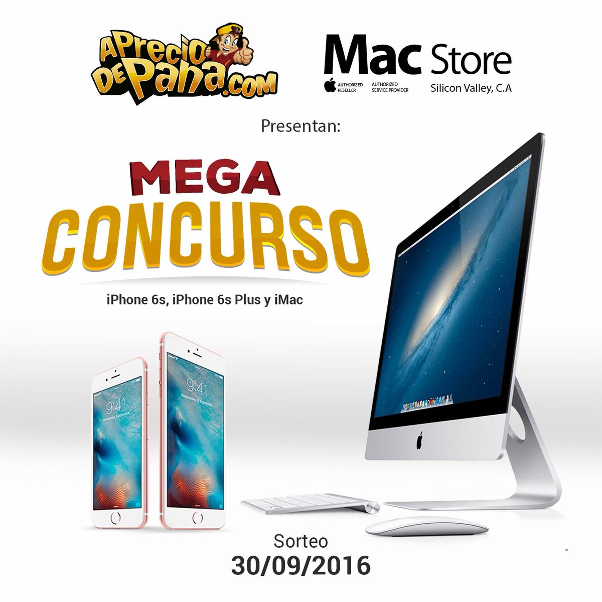 SiliconStoreve's tweet photo. 1.Sigue a @macstoreve y @Apreciodepana
2.RT
3.Menciona a 6 personas comentando
#YoGanoConAPrecioDePana https://t.co/vTU0N6i6Dr