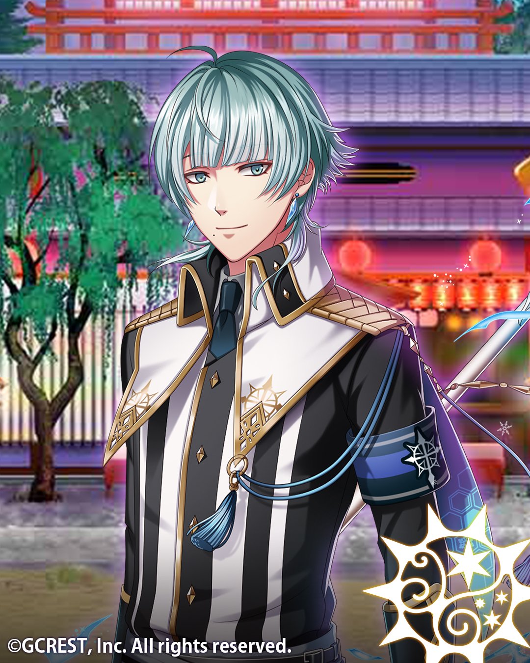 夢王国と眠れる100人の王子様～公式 on Twitter "【王子紹介】物の怪夜行奇譚 凍哉(CV榎木淳弥