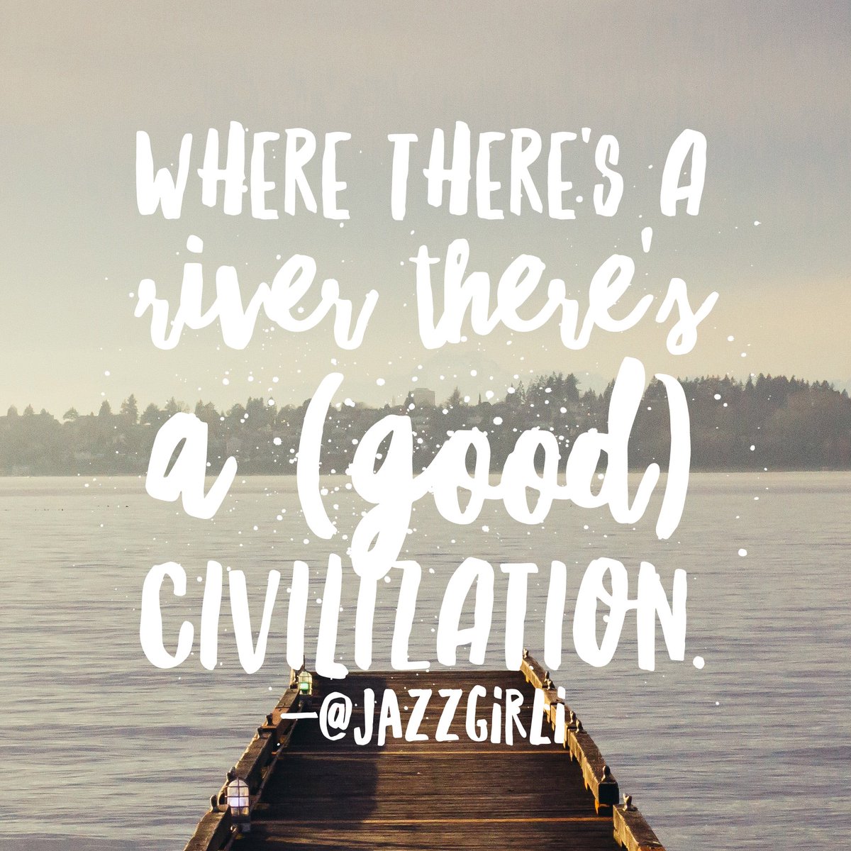 The river is the measure of civilization. Does anyone agree with Si Mbok?

#jazzgirli
#SiMbokWitandWisdom
