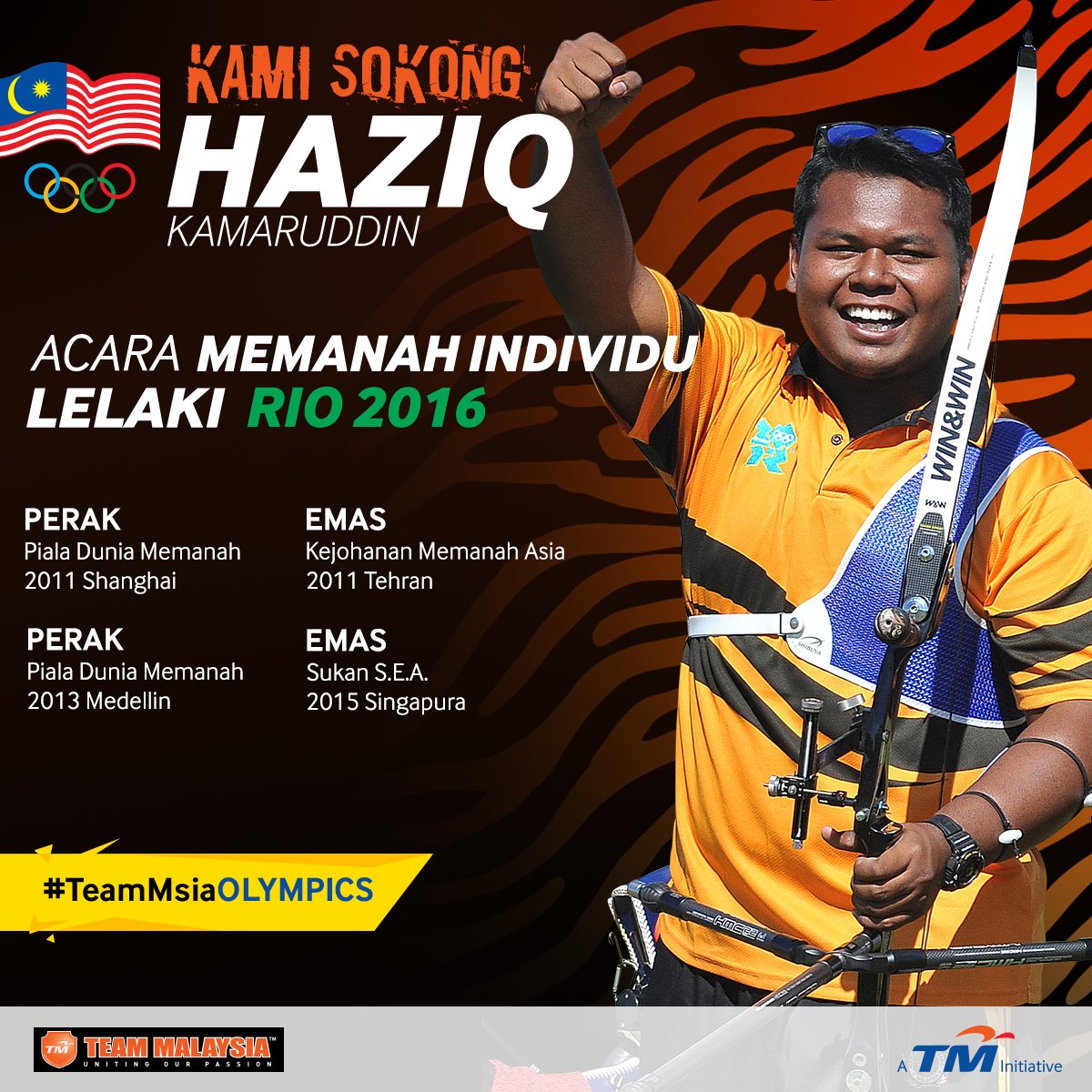 Team Malaysia On Twitter Atlet Memanah Teammsiaolympics Haziq Kamaruddin Anda Boleh Kami Yakin Dgn Bakat Anda Haziq Kamiteammalaysia