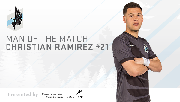 MNUFC's tweet image. And final candidate for @Securian Man of the Match. RT for @Chris_Ramirez17