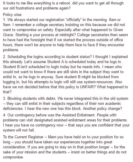 MAKIrifrvr's tweet photo. Sir Duldulao's Open Letter to OUR. #JunkSAIS https://t.co/ELNKahUxfT
