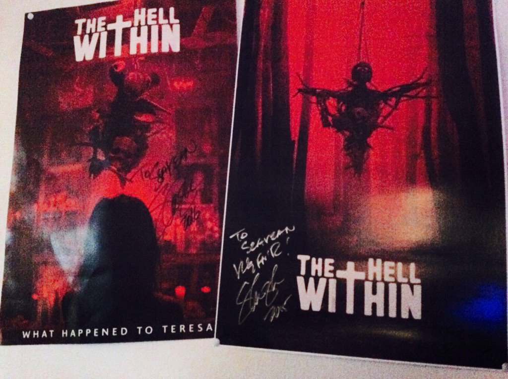 Searean2's tweet photo. Woot #thehellwithin https://t.co/RnJeB3iWVd