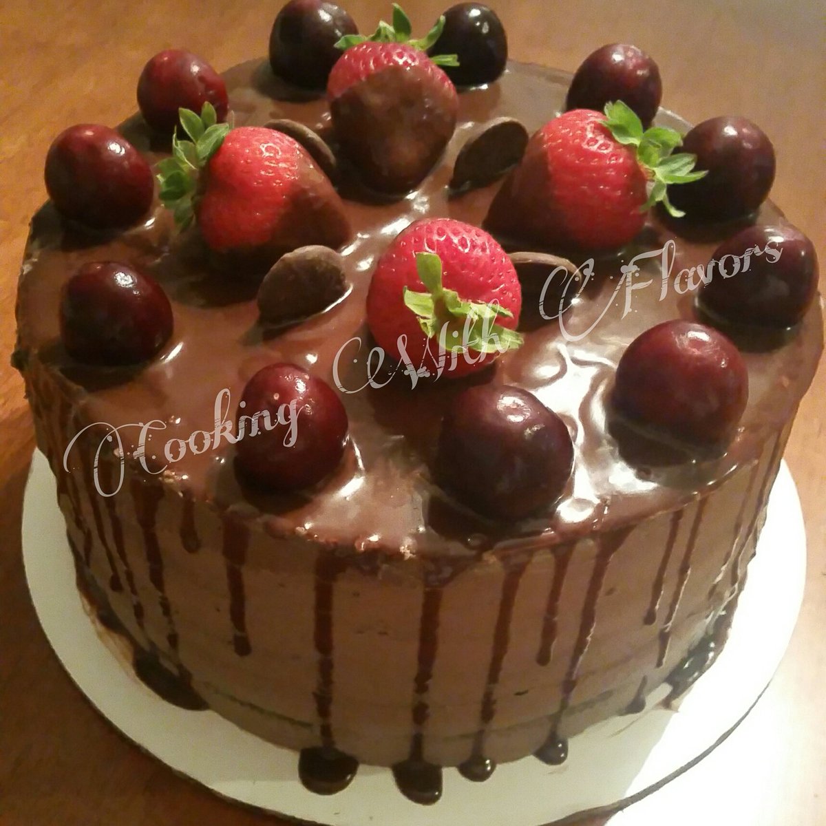 CookingWFlavors's tweet photo. Cherry Berry Chocolate Cake https://t.co/j9sFh05kHQ
