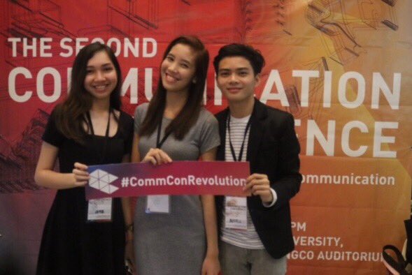 FEU_CommSoc's tweet photo. The 2nd Communication Conference of DLSU's Team Comm was in cooperation with FEU CommSoc. #CommConRevolution https://t.co/UM20rPEIfr