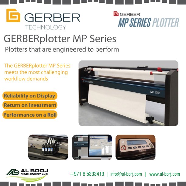 alborj's tweet photo. #GERBER #MPSeries #plotter #alborj #CADsystem #Fashion #gerbertechnology #UAE #Dubai #InternationalFriendshipDay https://t.co/3eG7Zzq3Ga