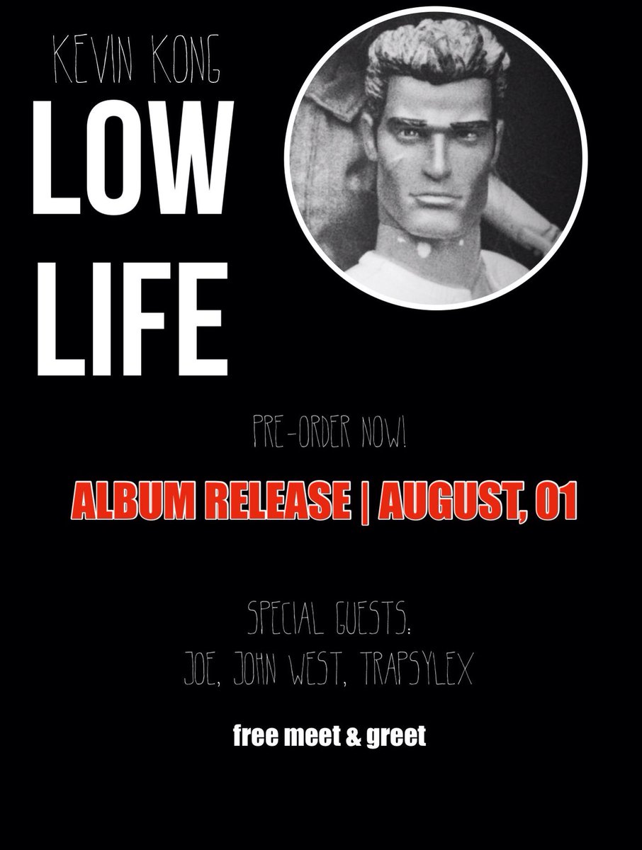 KevinHarrisOFC's tweet photo. Wuzz up Kongerz? Big news, new album &amp; free meet and greet! Ausgust, 01 🍌🎉✌🏻️ https://t.co/puqS7rxryl