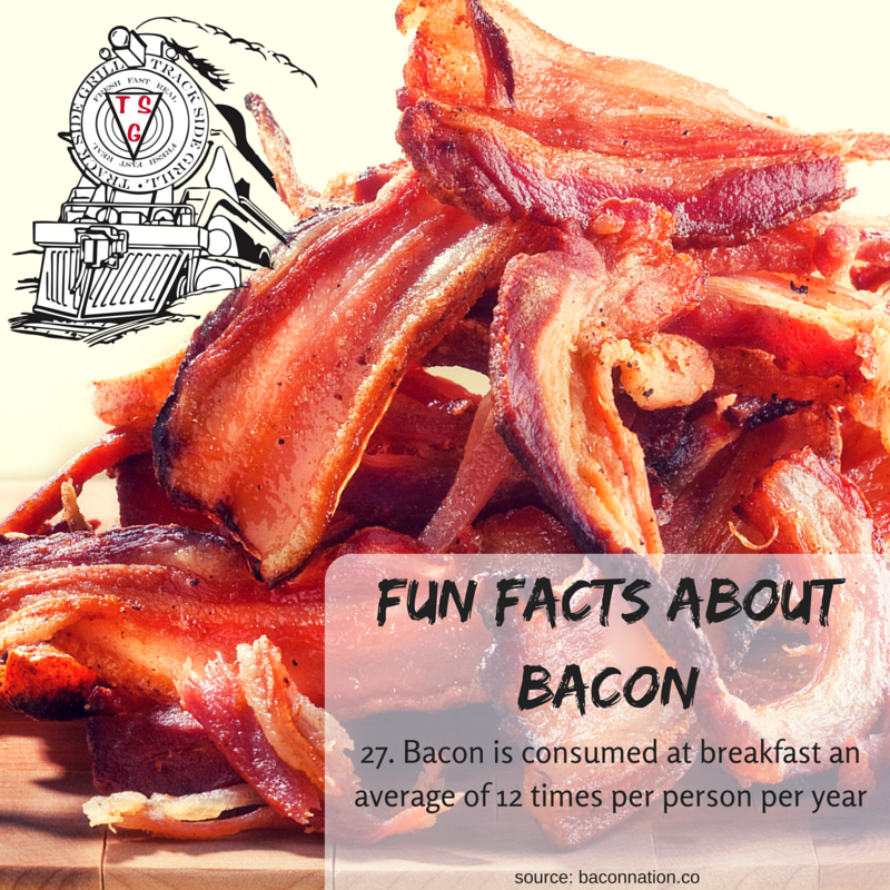 trackside_grill's tweet photo. Fun Facts about #Bacon | Part 27 https://t.co/dzTALrUItn