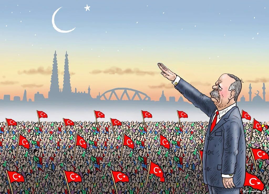 cool_faik's tweet photo. Alman sosyal medyasında en çok konuşulan konu; bugünkü darbe karşıtı #Köln mitingi.

Alman basınında bir karikatür! https://t.co/4qJ2BCZG6L