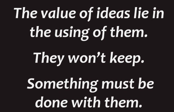 Vastlaura's tweet photo. #Ideas won't #work just like that. #takeactionsteps #thinkbig #thinkbigsundaywithmarsha https://t.co/4bOI6iFVDY