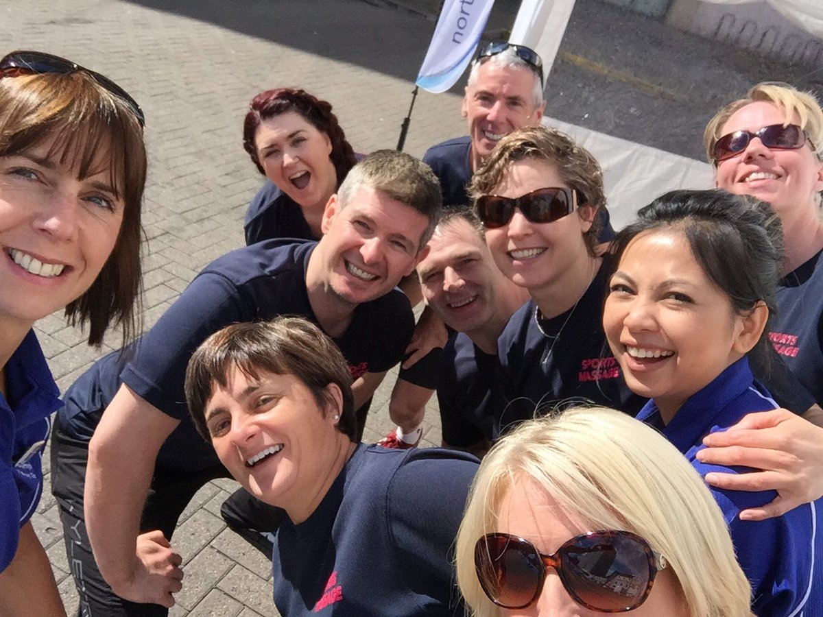 NorthDownPhysio's tweet photo. @BelfastTri titanic Tri good morning!! #posteventmassage https://t.co/nL6TbDslAk